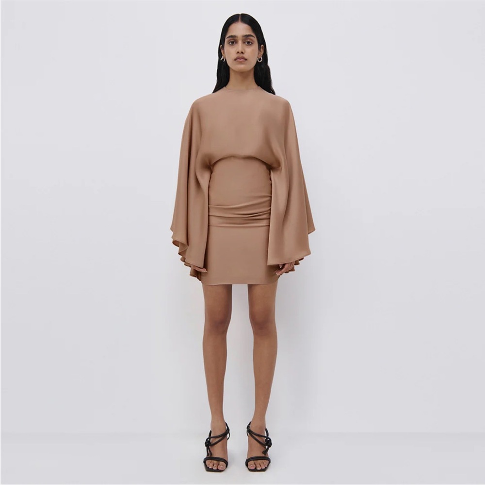 SIMKHAI Kadence Bell Sleeve Mini Dress